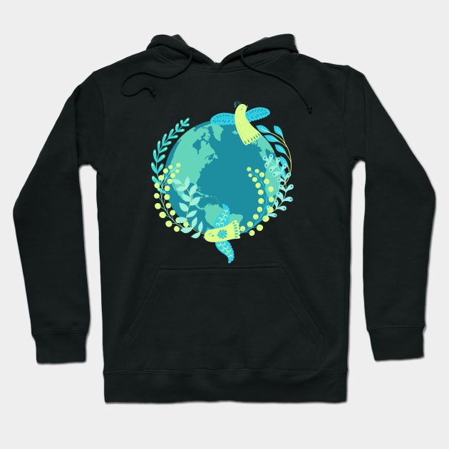 Love The Earth Hoodie by 1001Kites